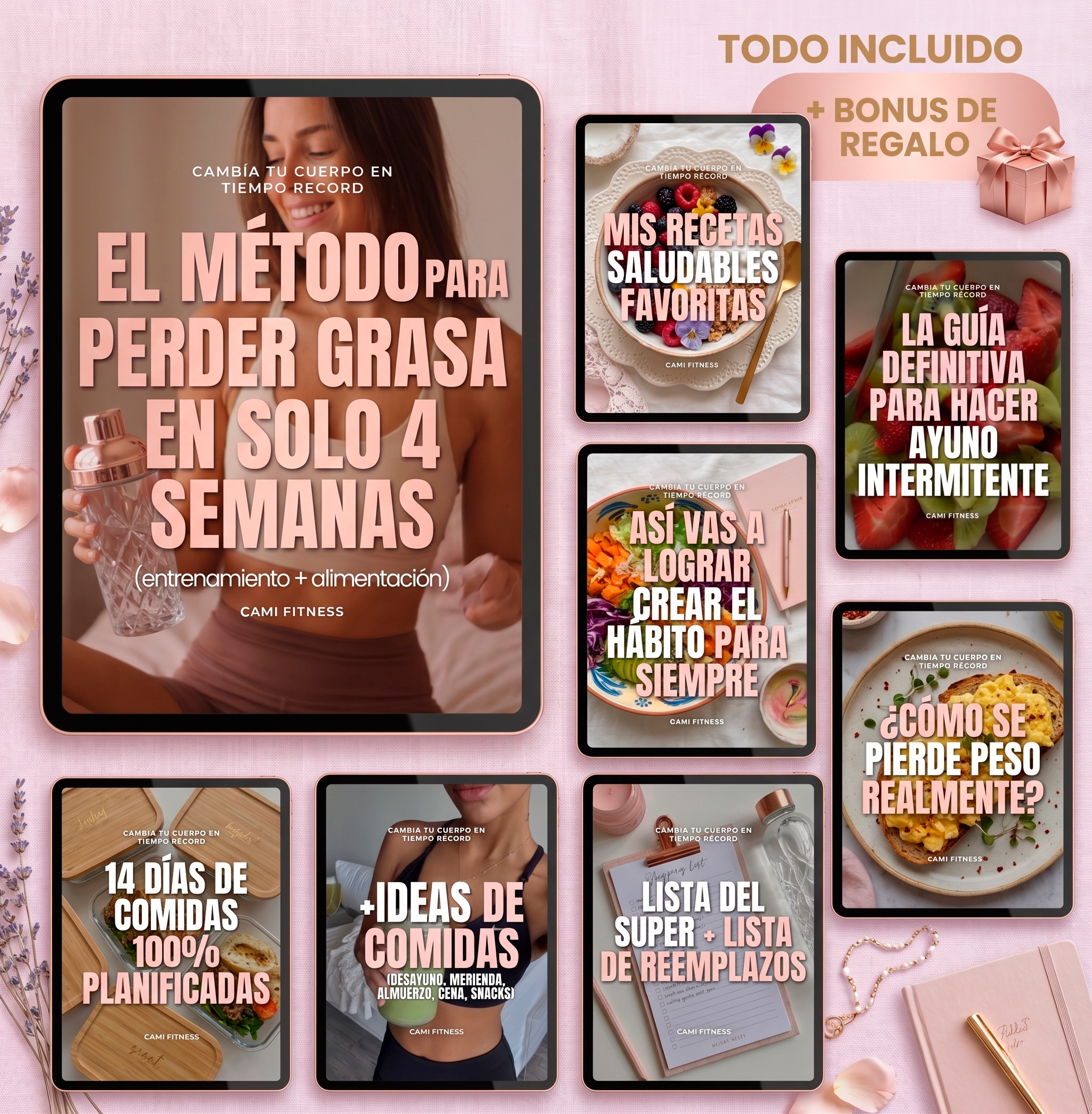 Perdé Grasa En 4 Semanas: Método 100% Efectivo De Entrenamiento + Alimentación